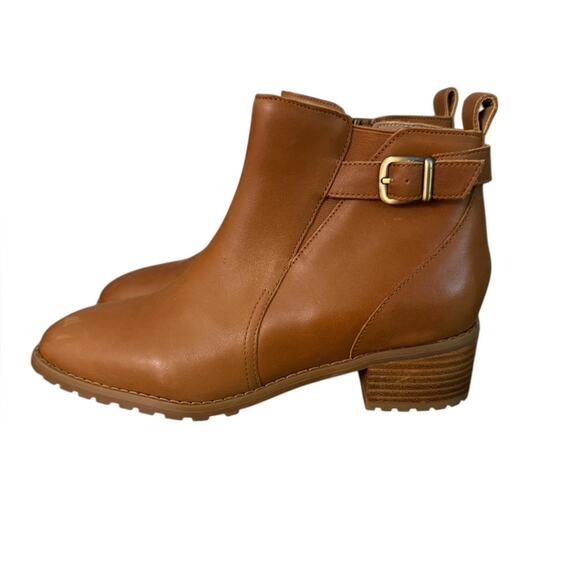 NWOT Blondo Sullivan Waterproof Tan Booties - Sz 9M - Picture 1 of 6